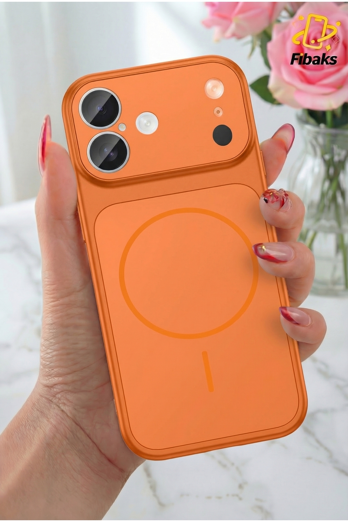 iPhone 16 Case 17 Pro Max Inverter MagSafe Camera Lens Protected Glass Converter