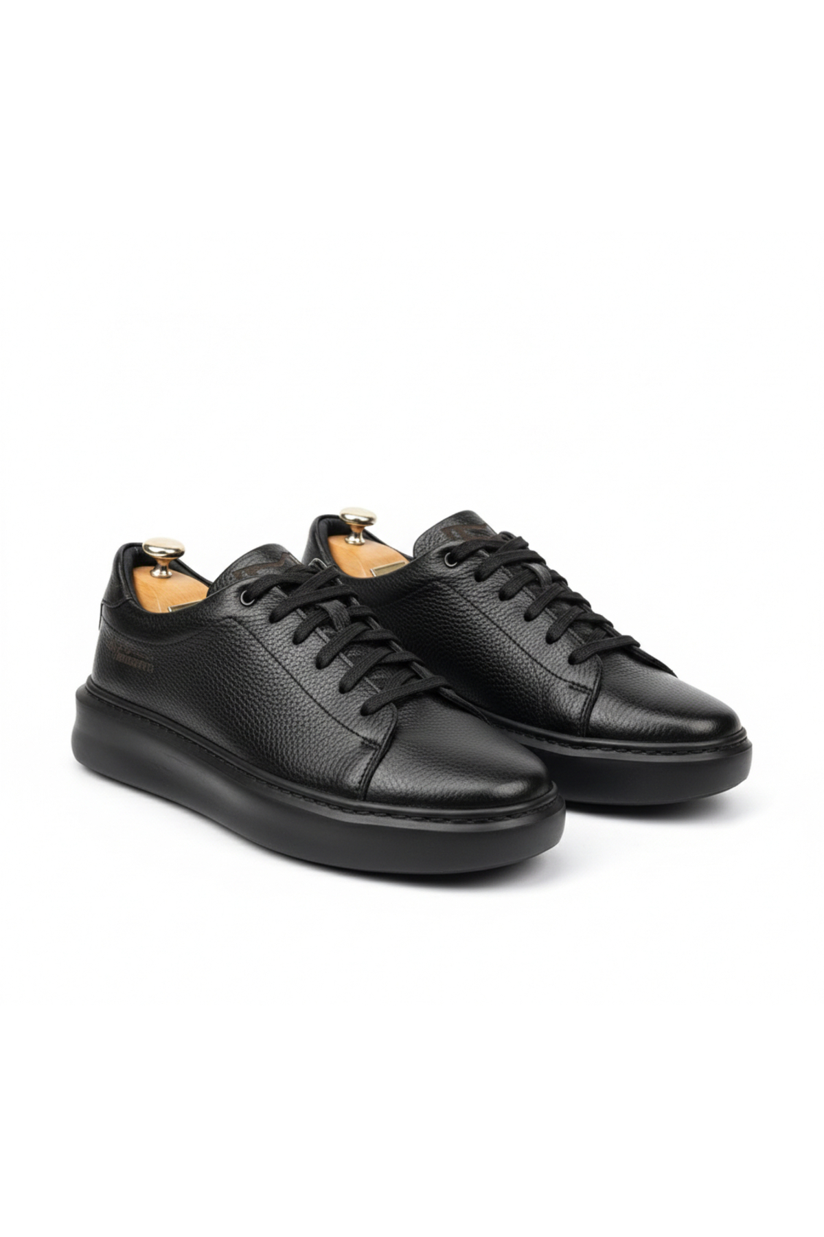 Genuine Leather Eva Sole Black Casual Men's Shoes