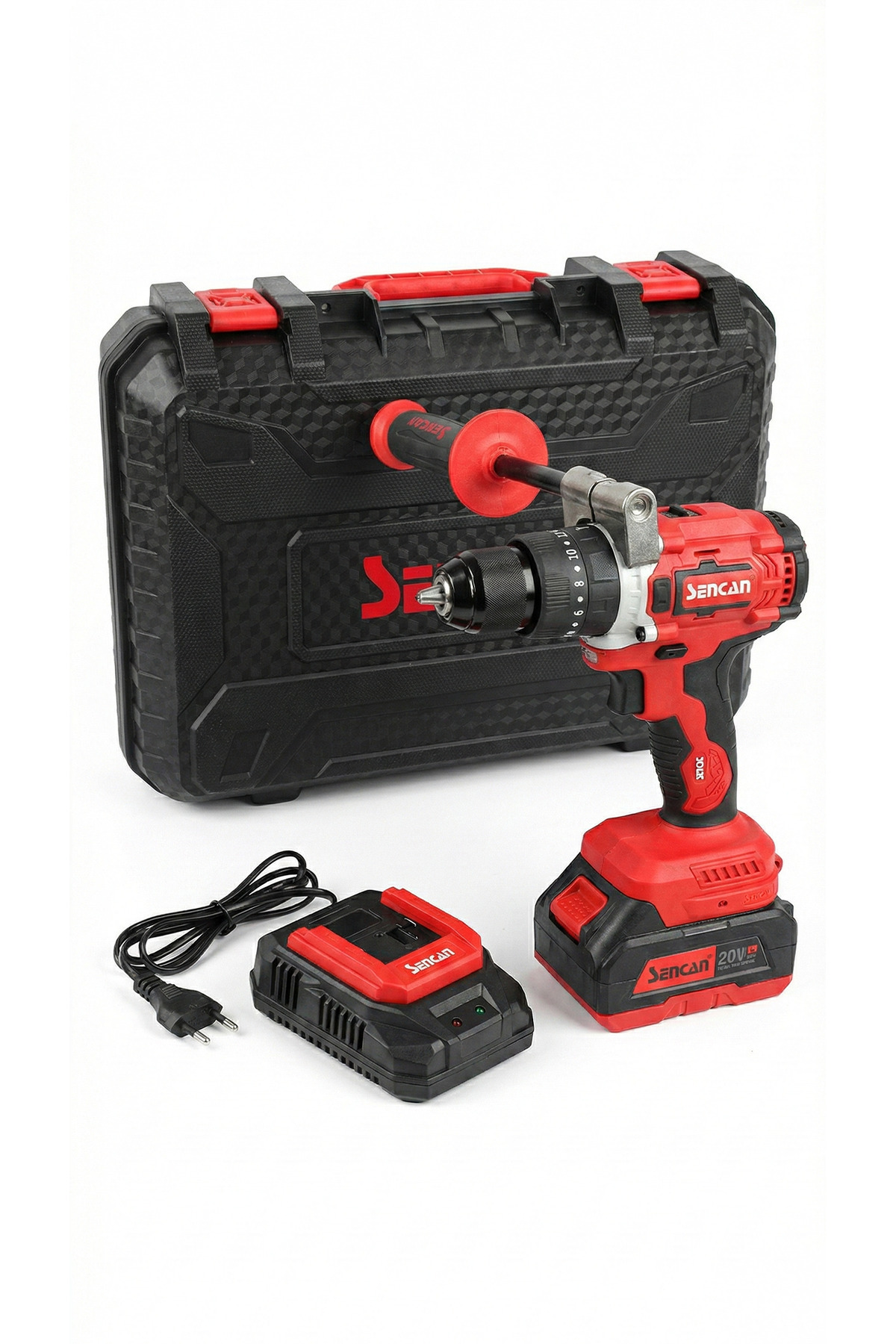 sencan D521301 Profesyonel Şarjlı Darbeli Matkap - 20V / 80 Nm