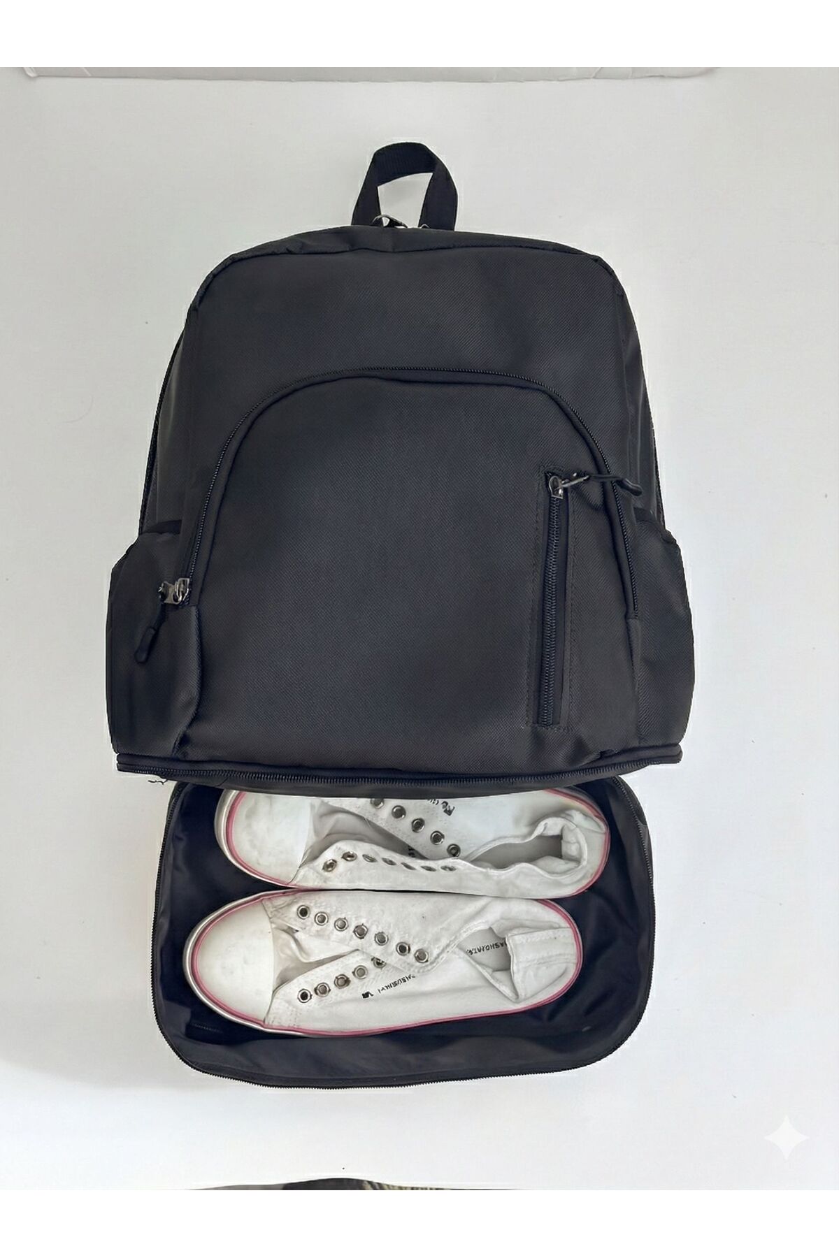 Bambus Home  Spor Sırt Çantası - Ayakkabı Bölmeli , Tablet, Telefon Bölmeli , Su Geçirmez Sırt Çantası - Görsel 5