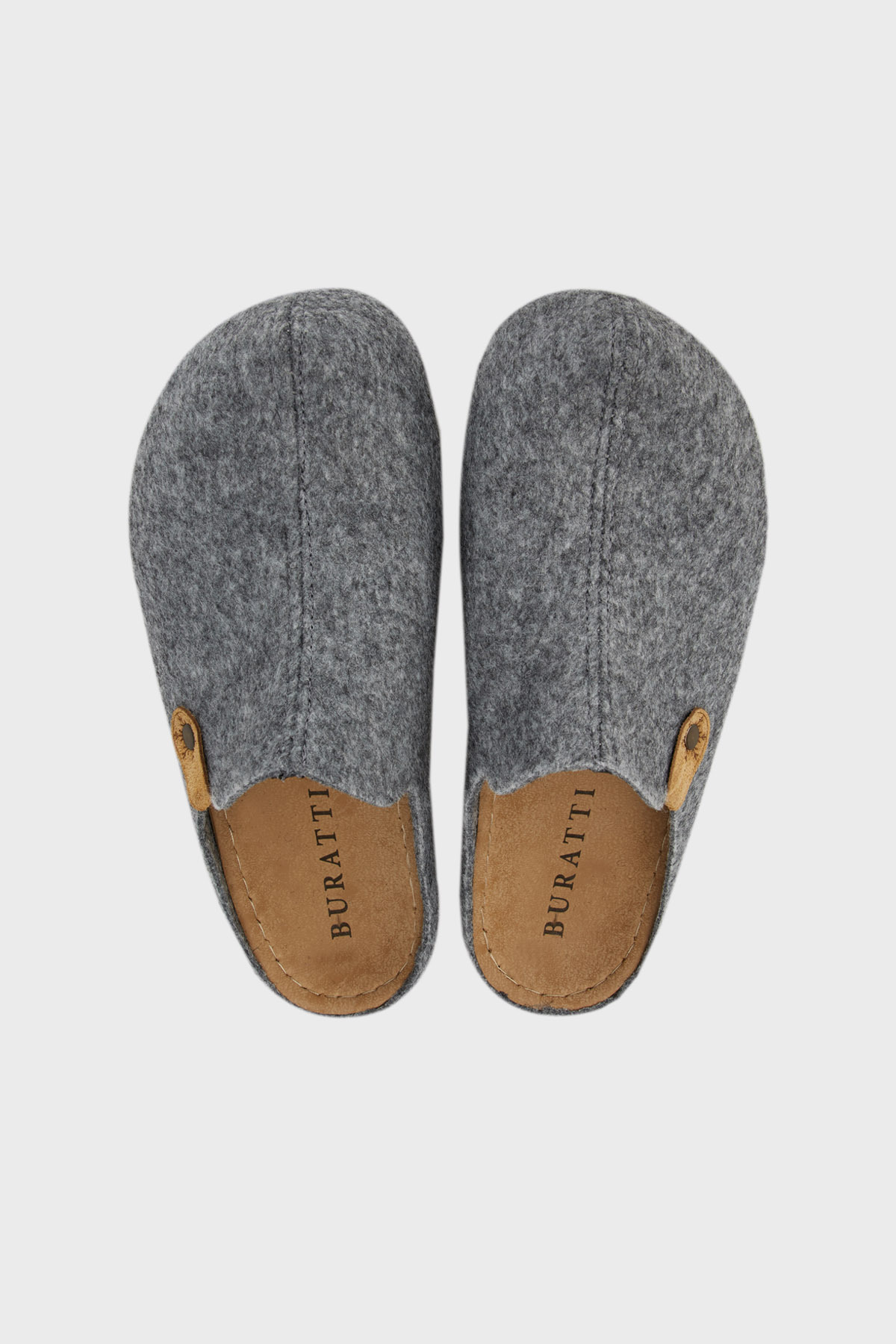 Buratti  Keçe Kışlık Ev Terlik Erkek TERLİK 6711004 - Görsel 5