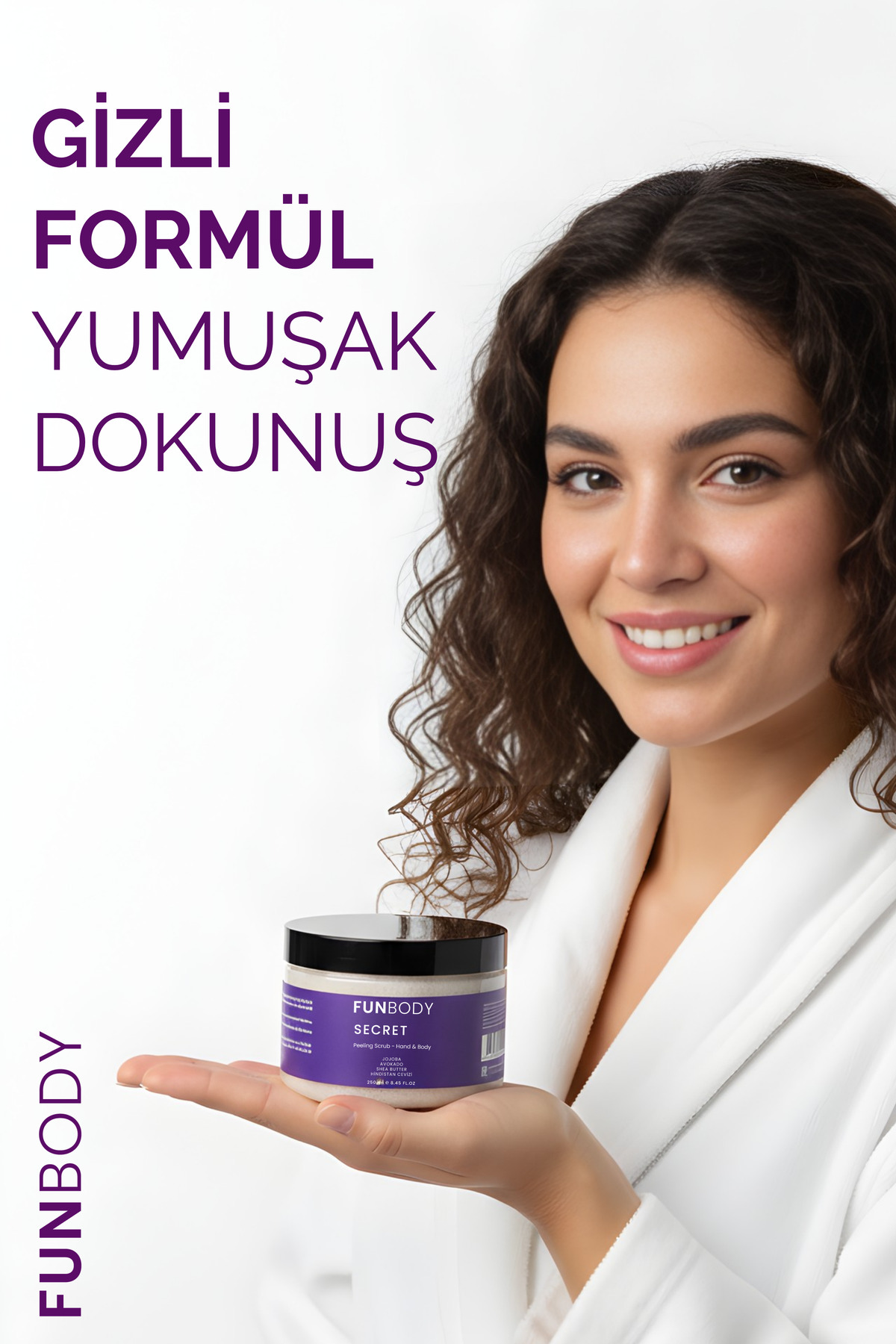 SECRET FORMULA PEELİNG SCRUB 250 ML 1 ADET — FUNSEC — تصویر 7 از 8