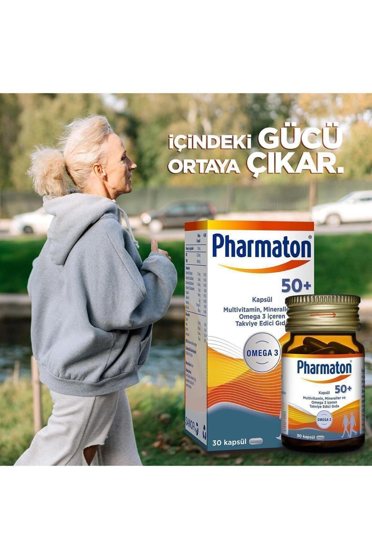 Pharmaton 50plus 30 Kapsül 2'li Paket fotoğrafı 2 (önizleme)