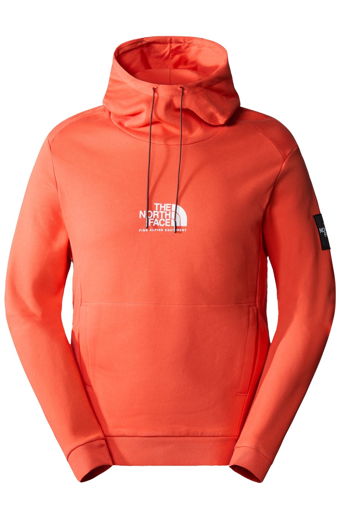نورث فیس سویشرت مردانه M Fine Alpine Hoodie مخصوص فضای باز NF0A3XY3LV31 نارنجی