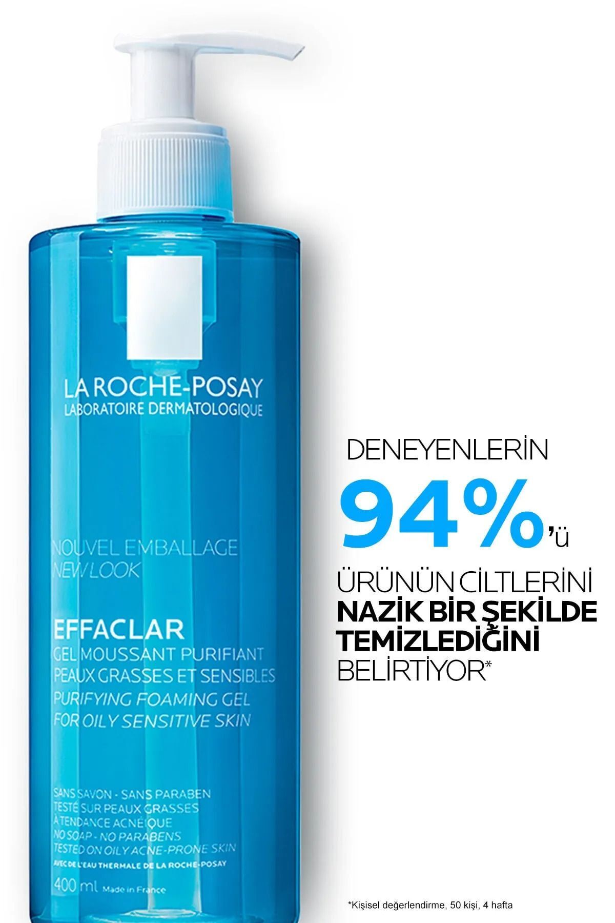 EFFACLAR YAĞLI VE AKNE EĞİLİMLİ CİLTLER İÇİN YIKAMA JELİ 400 ML — TYC6BYV97N169700990668782 — تصویر 2 از 6