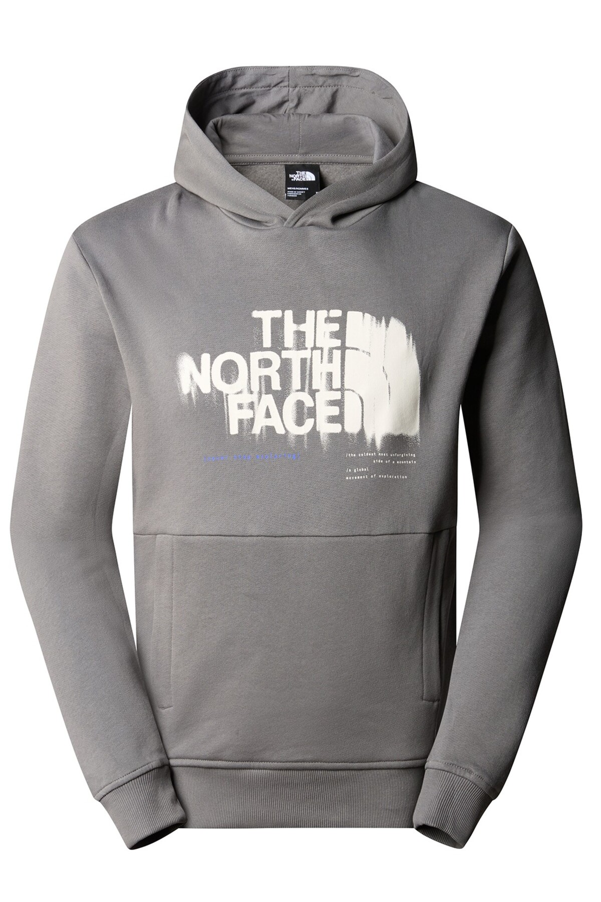 نورث فیس سویشرت مردانه طرح M Graphic Hoodie 3، خاکستری، NF0A87ET0UZ1