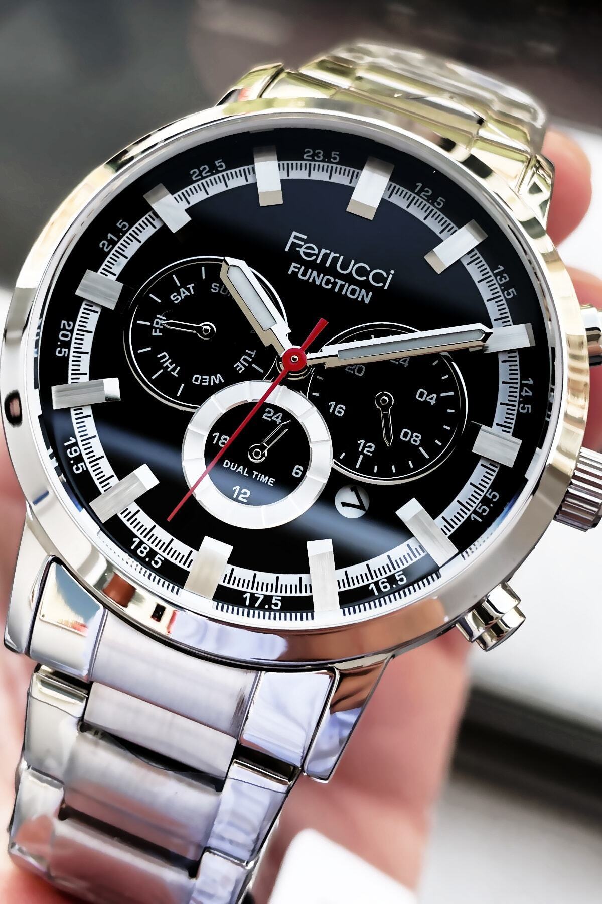 ساعت مچی مردانه اورجینال مدل Fre2047C2، ضدآب، بند فولادی رنگ نقره‌ای