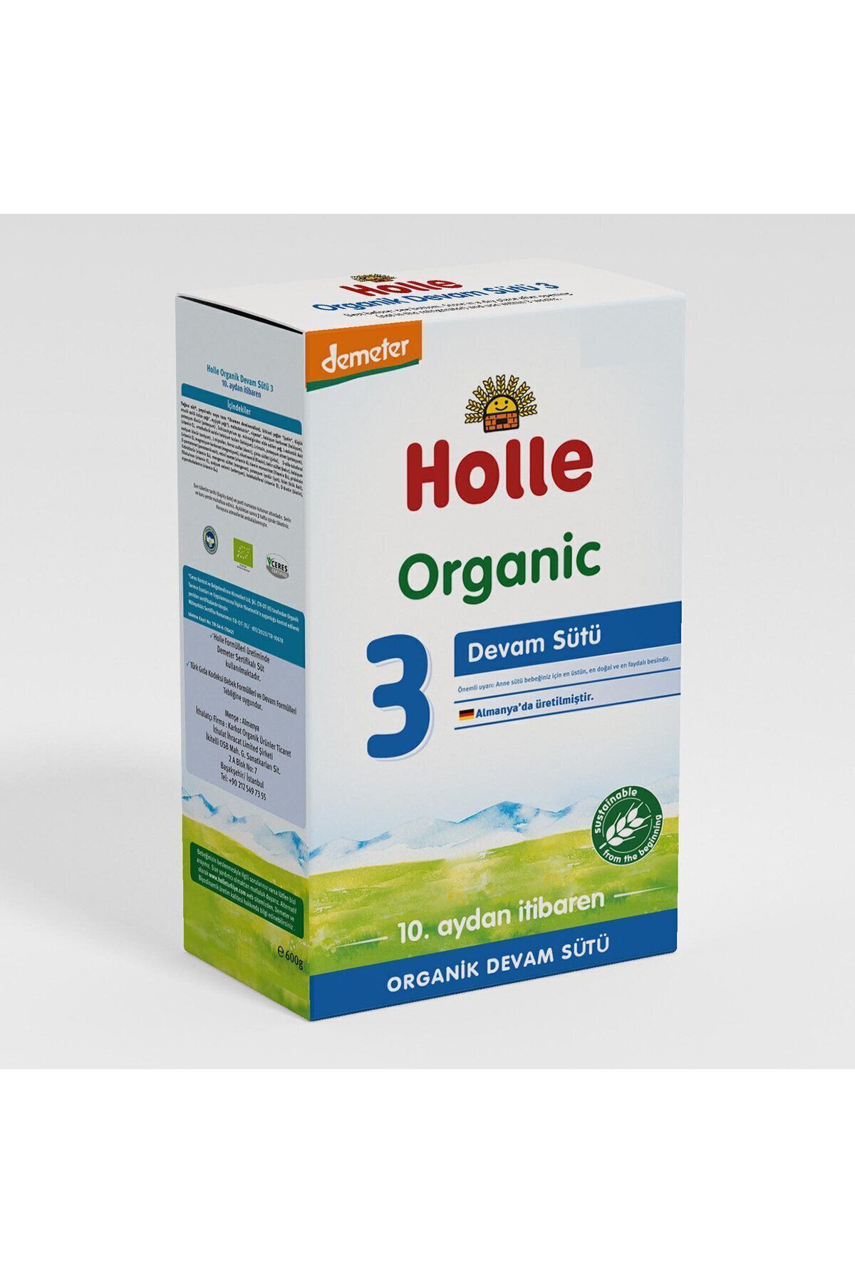 Holle 3 Organik Devam Sütü 600 gr 1+ Yaş NO COLOR 3 fotoğrafı 3 (önizleme)