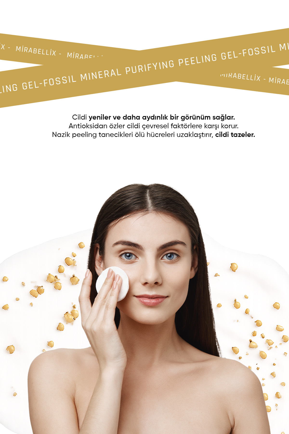 Fosil Mineral & Yeşil Çay Özlü Arındırıcı Peeling Yüz Yıkama Jeli – Pantenol ve Pirinç Kepeği Yağı D — TYC9ZQVSTN172468446401854 — تصویر 3 از 6