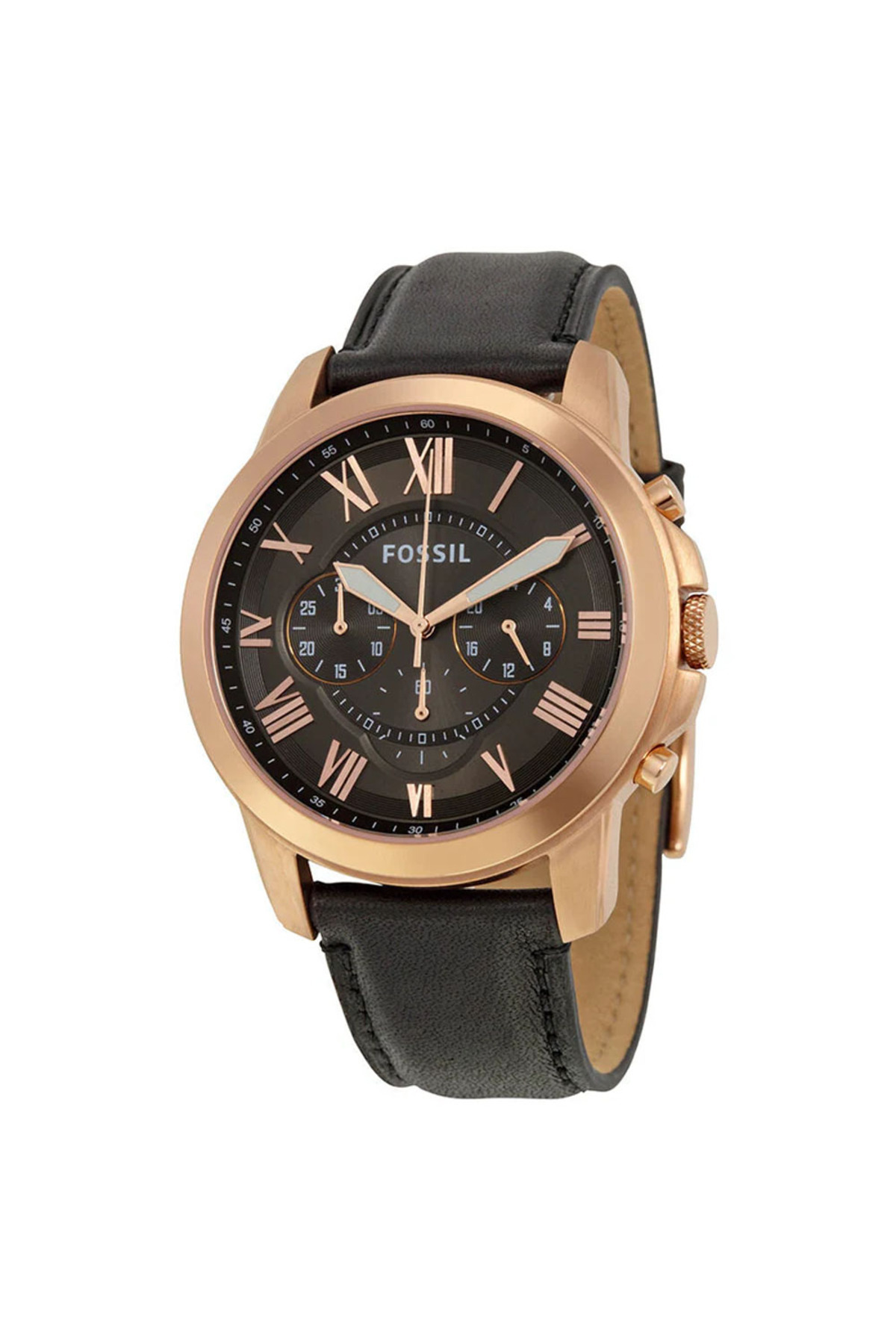 ساعت مردانه گرنت گری دایال کرونوگراف با بند چرمی مشکی - FS5085