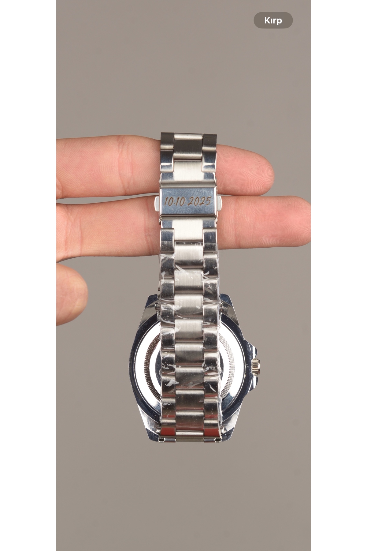 TAŞ DEVRİ HEDİYELİK  İsimli Kol Saati Siyah Ekran Çelik Kordon Erkek Kol Saat - Görsel 9