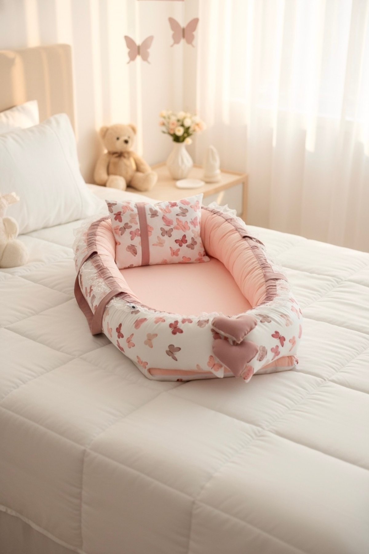 ebabynest Kelebek Serisi Pudra Kelebek Pudra Kombin Babynest fotoğrafı 2 (önizleme)