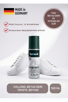 Collonil Tuna Spor ve Deri Beyaz Ayakkabı ve Çanta Boyası, Besleyici Krem Boy...
