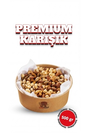 Çerez Shop Lüks Karışık Kuruyemiş - 500 Gr - Antep Fıstığı, Kaju, Badem, Fındık