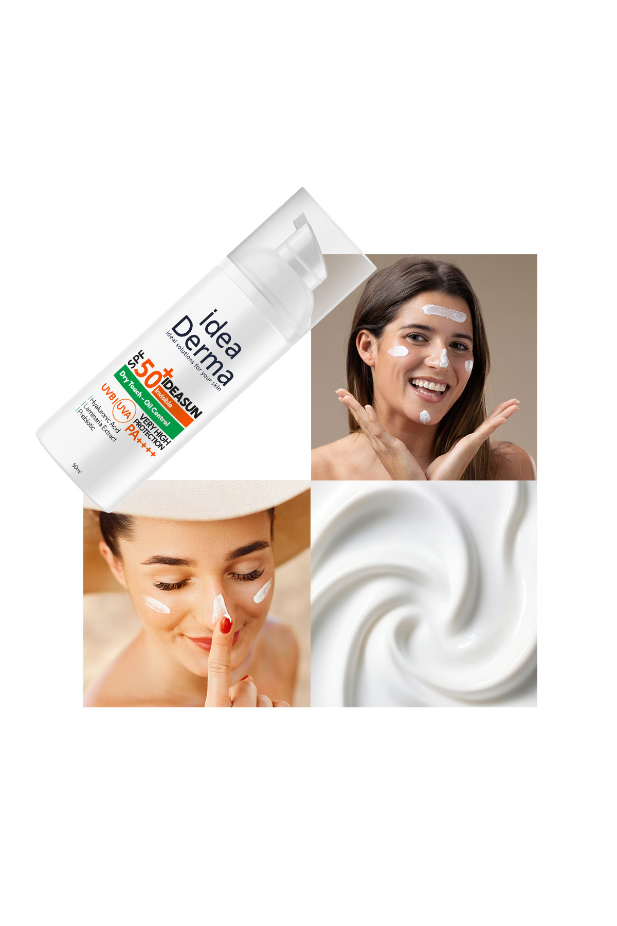 کرم ضد آفتاب آیدیاسان درای تاچ با SPF50+، 50 میلی لیتر — 8684215391294 — تصویر 5 از 5