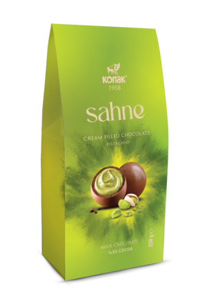 KONAK Sahne Antep Fıstıklı Sütlü Çikolata 250 GR