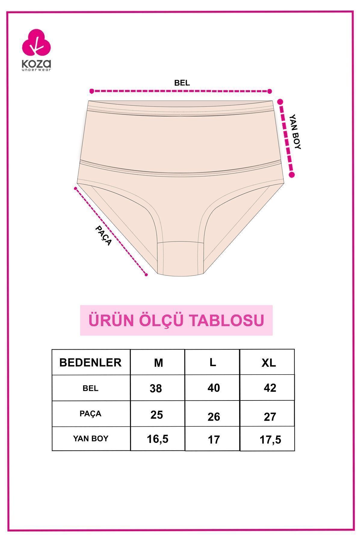 koza iç giyim Kadın 3'lü Toparlayıcı Pamuklu Hamile Külodu fotoğrafı 5 (önizleme)