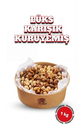 Çerez Shop Lüks Karışık Kuruyemiş - 1 KG DEV PAKET
