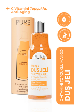 Pure With C Vitamin Topçuklu Mango Özlü Kalıcı Koku & Nemlendirici & Kolajen ...