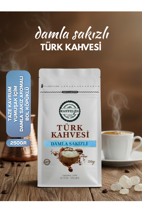 KAHVELOG Damla Sakızlı Türk Kahvesi 250gr(aromalı)