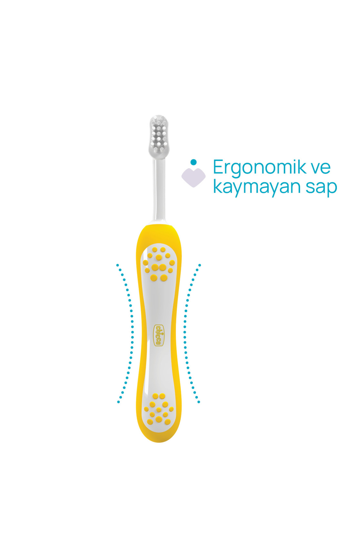 Chicco 2'Lİ DİŞ FIRÇASI 6-36 AY LILAC MUSTARD fotoğrafı 4 (önizleme)