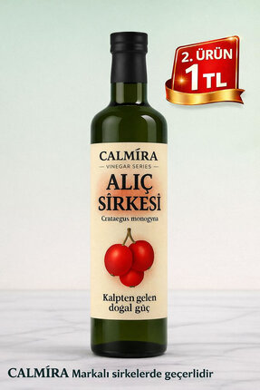 CALMİRA Alıç Sirkesi 500 ml Doğal Fermantasyon ( Natural Fermentation Hawthor...