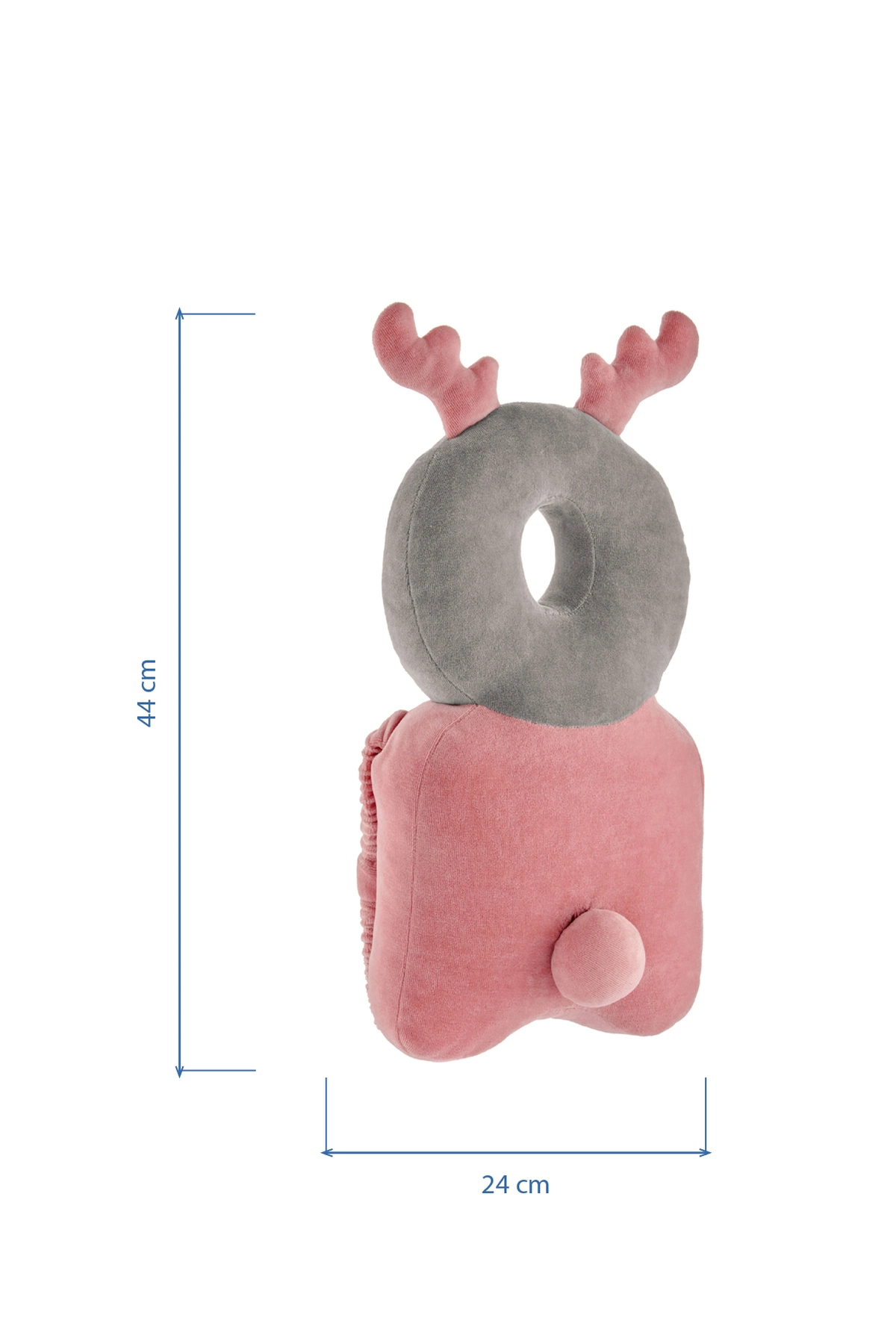 Babyjem Bebek Melek Kanadı Koruma Yastığı 527 Pembe Kadife fotoğrafı 5 (önizleme)