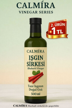 CALMİRA Işgın Kökü Sirkesi 500 ml / Doğal & Katkısız / Fermente Sirke / Işkın...