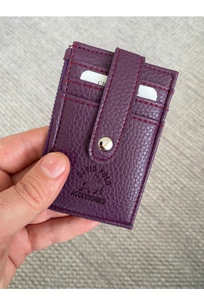 BH Kadın Fermuarlı Çıtçıt Kapamalı Kartlık Cüzdan