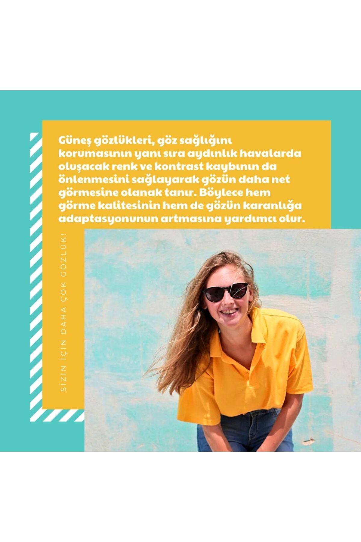 PİYESBOUTİQUE  Brooklyn Model Güneş Gözlüğü - Görsel 5