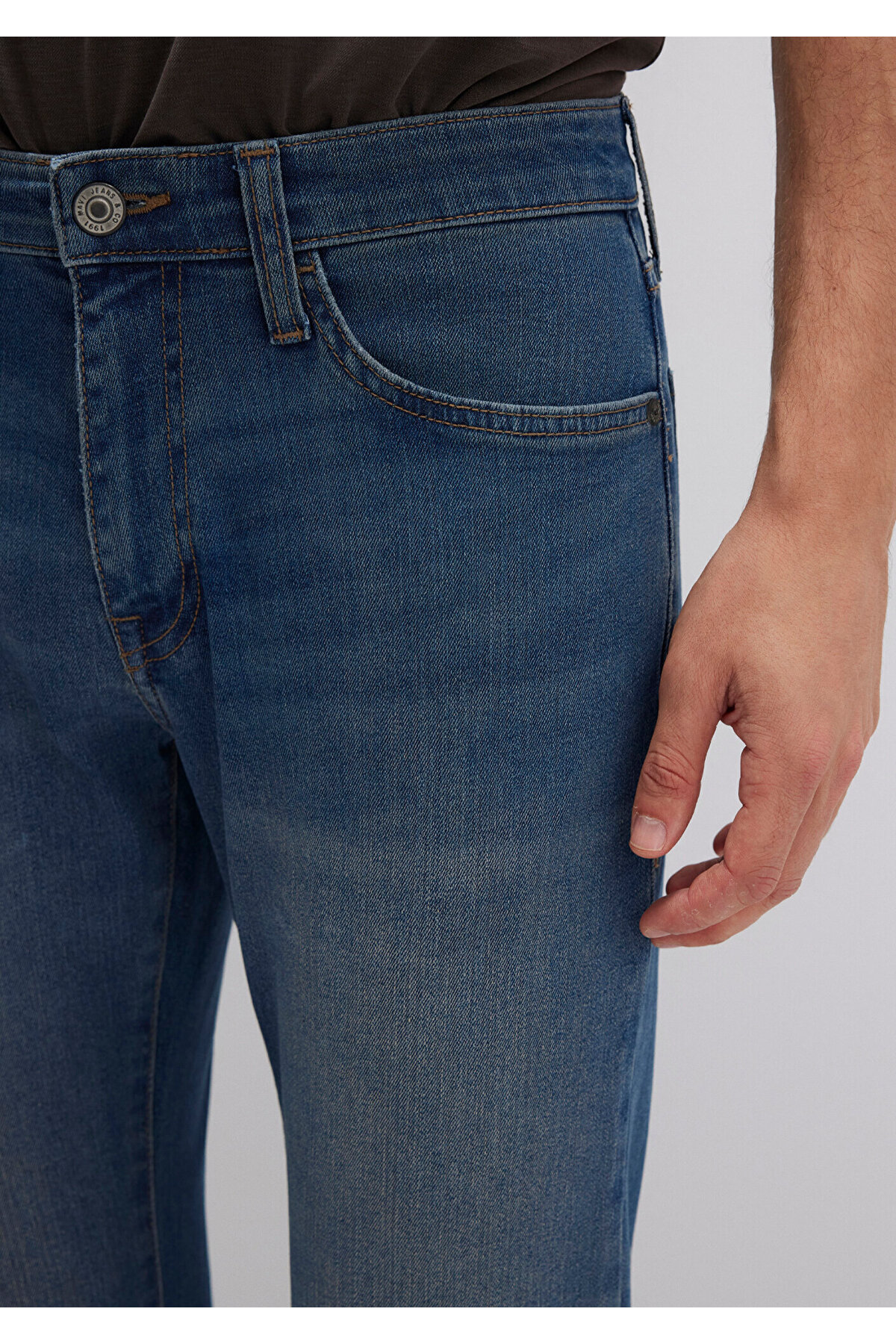 Mavi  Marcus Gölgeli İndigo Mavisi Jean Pantolon 8835126869 - Görsel 5