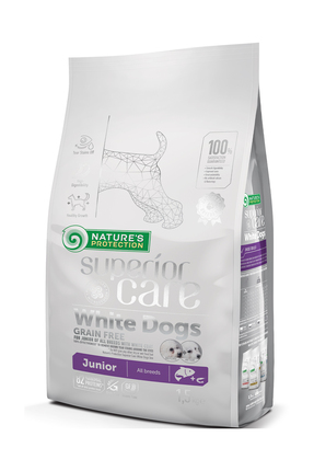 Nature's Protection Superior Care Beyaz Tüylü Köpekler İçin Tahılsız Somonlu ...