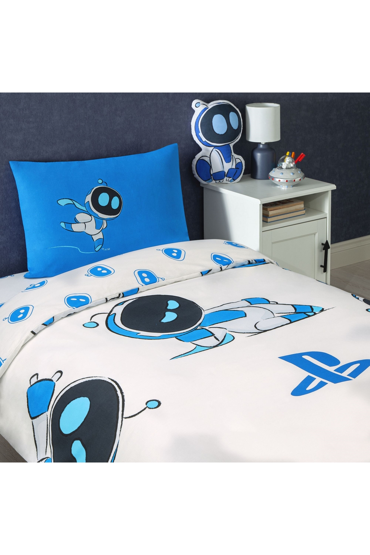 Licensed Playstation Astrobot Single Cotton Duvet Cover Set 100