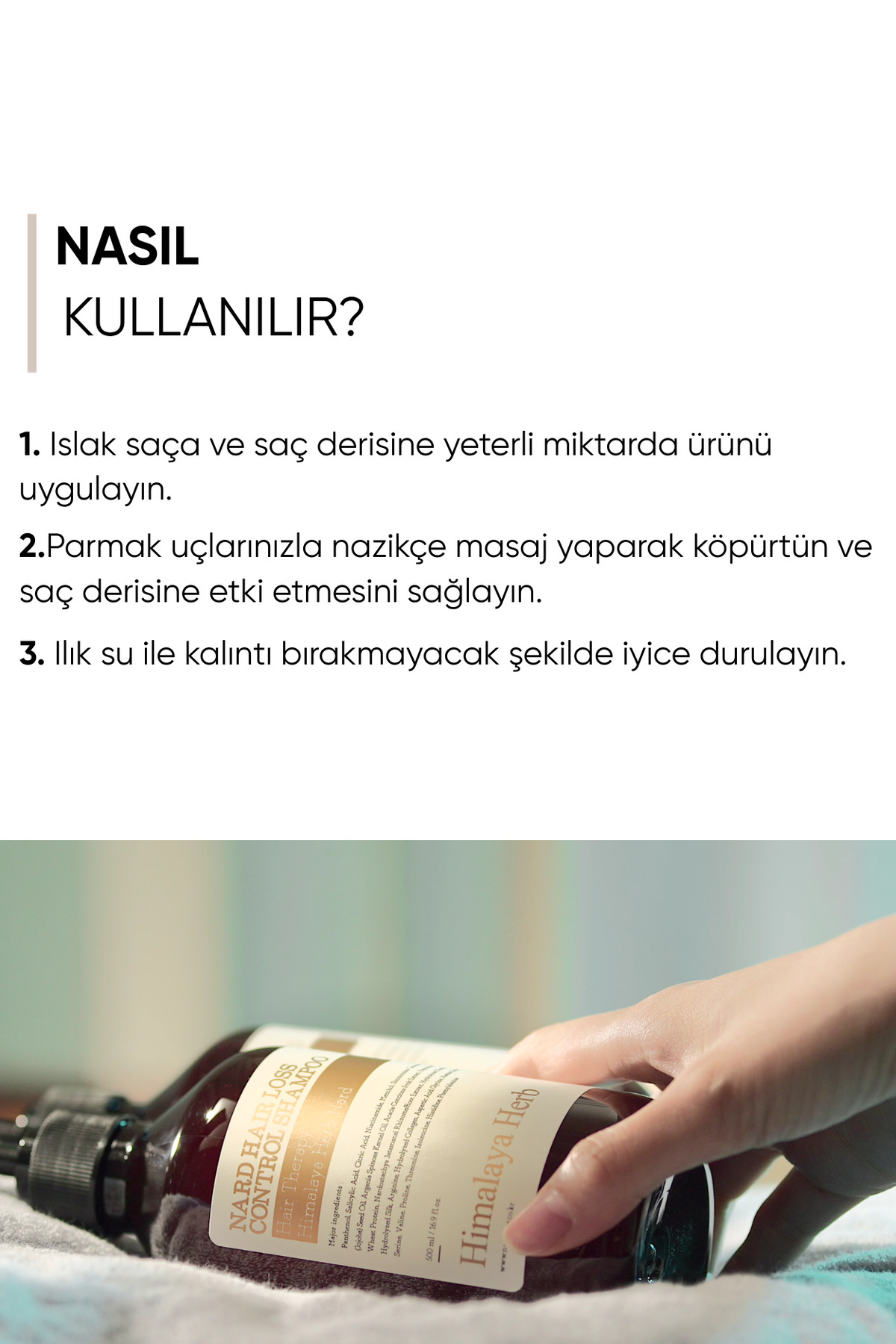Hair Loss Control Shampoo - Saç Dökülme Karşıtı Şampuan 500ml — NRD500MLSHPHRL — تصویر 6 از 8