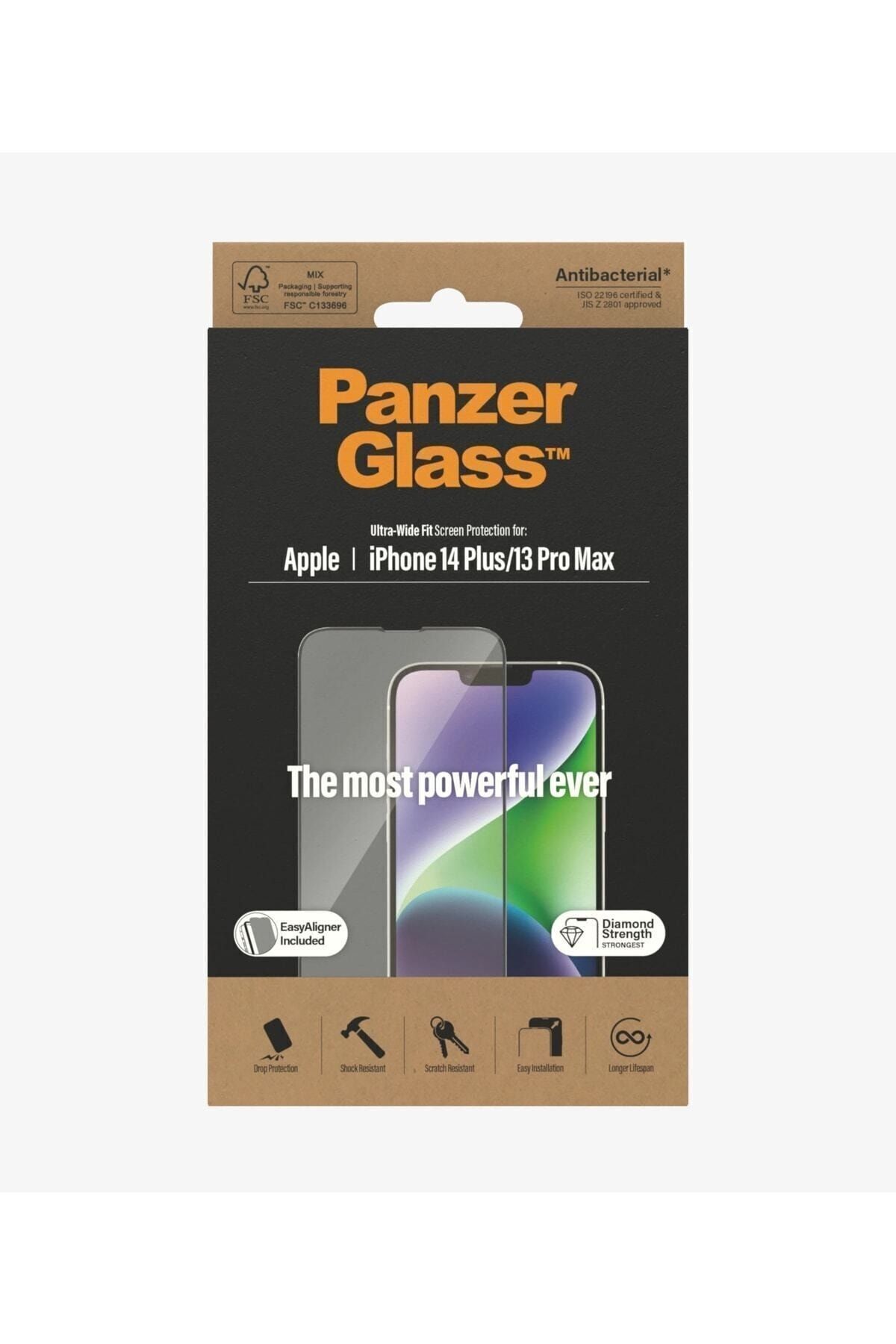 Panzer Glass iPhone 14 Plus / 13 Pro Max Şeffaf Ekran Koruyucu