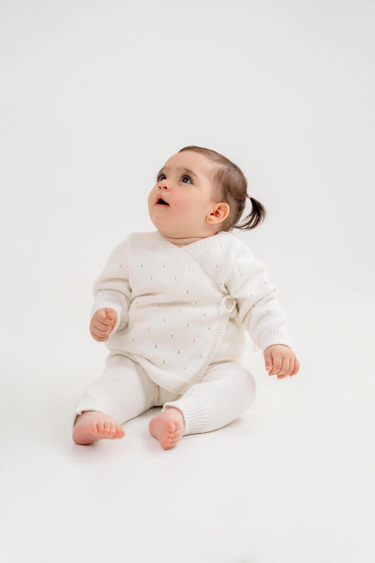 Minora Kışlık Triko Kruvaze Takım KEMİK fotoğrafı 2 (önizleme)