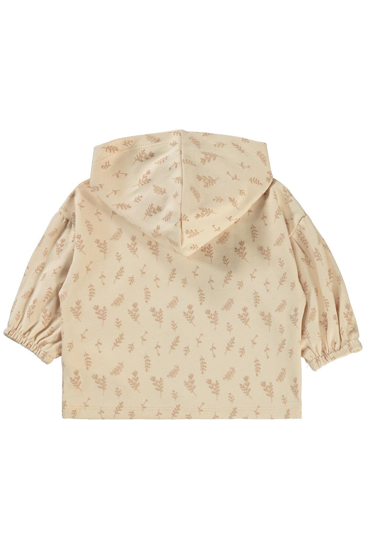 Civil Baby Kabartmalı Yaprak Empirme 6-18 Ay Hırka - Fil Dişi 12-18 Ay fotoğrafı 2 (önizleme)