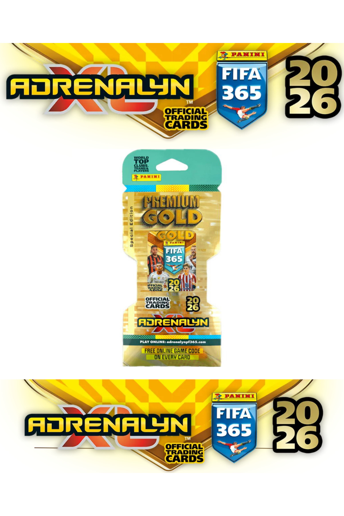 Next Plus Licensed Fifa 365 Adrenalyn XL 2026 Premium Gold