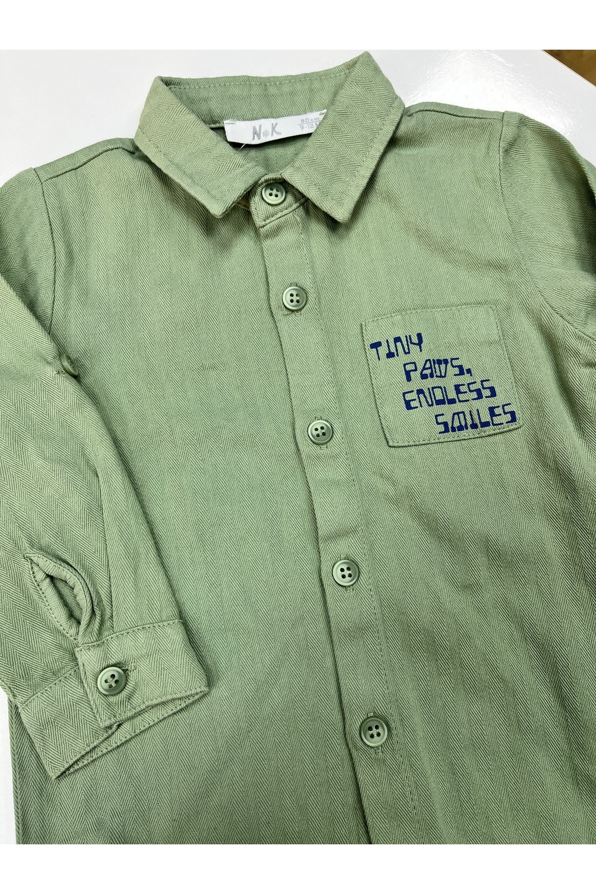 Nk Kids NK Erkek Bebek Keten Gömlek fotoğrafı 3 (önizleme)