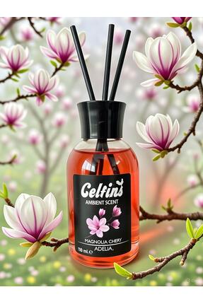 celfins Magnolia chery ADELIA bambu çubuklu oda kokusu 110 ml
