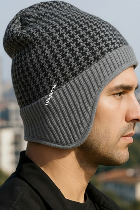 Ritagarcia Unisex Polar Astarlı Kulaklı Bere - Rüzgar Geçirmeyen Termal Kış B...