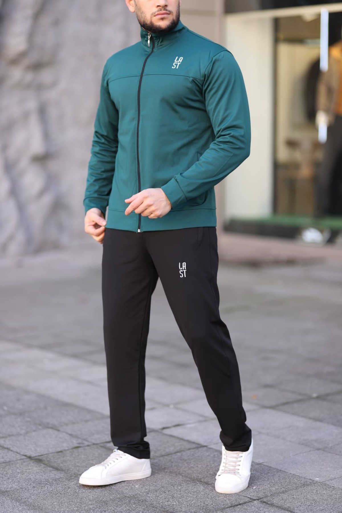 New Season Comfortable Fit Men's Tracksuit Green