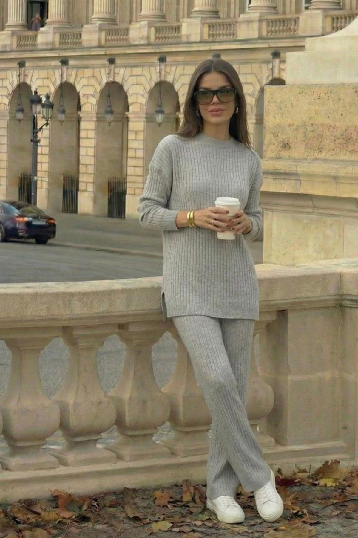 oshebu Kadın Dik Yaka Fitilli Alt-Üst Takım