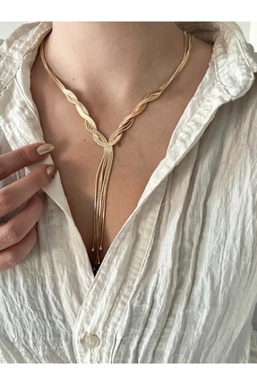 GizemGedik Aksesuar İtalyan Zincir Çelik Kolye