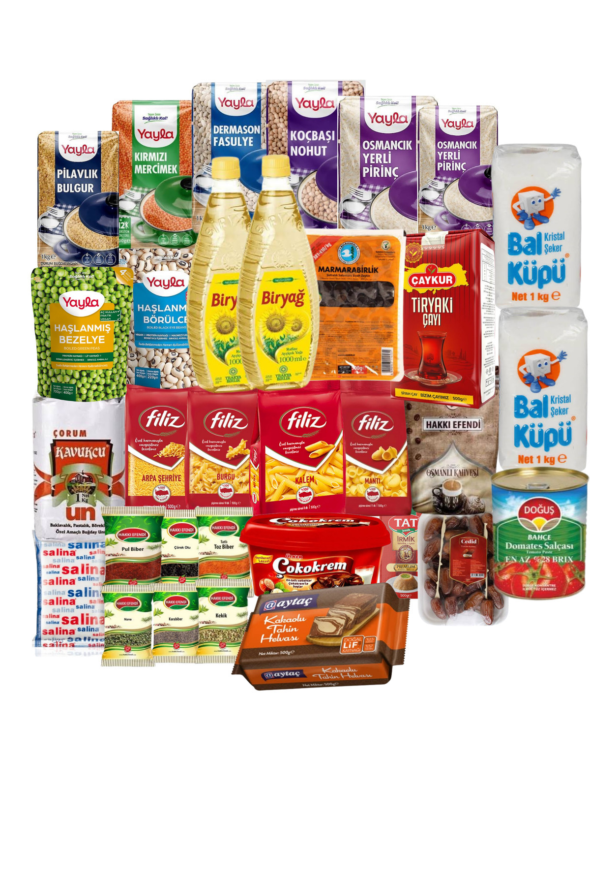 Yayla Ramazan erzak paketi kumanya yardım kolisi süper koli 32