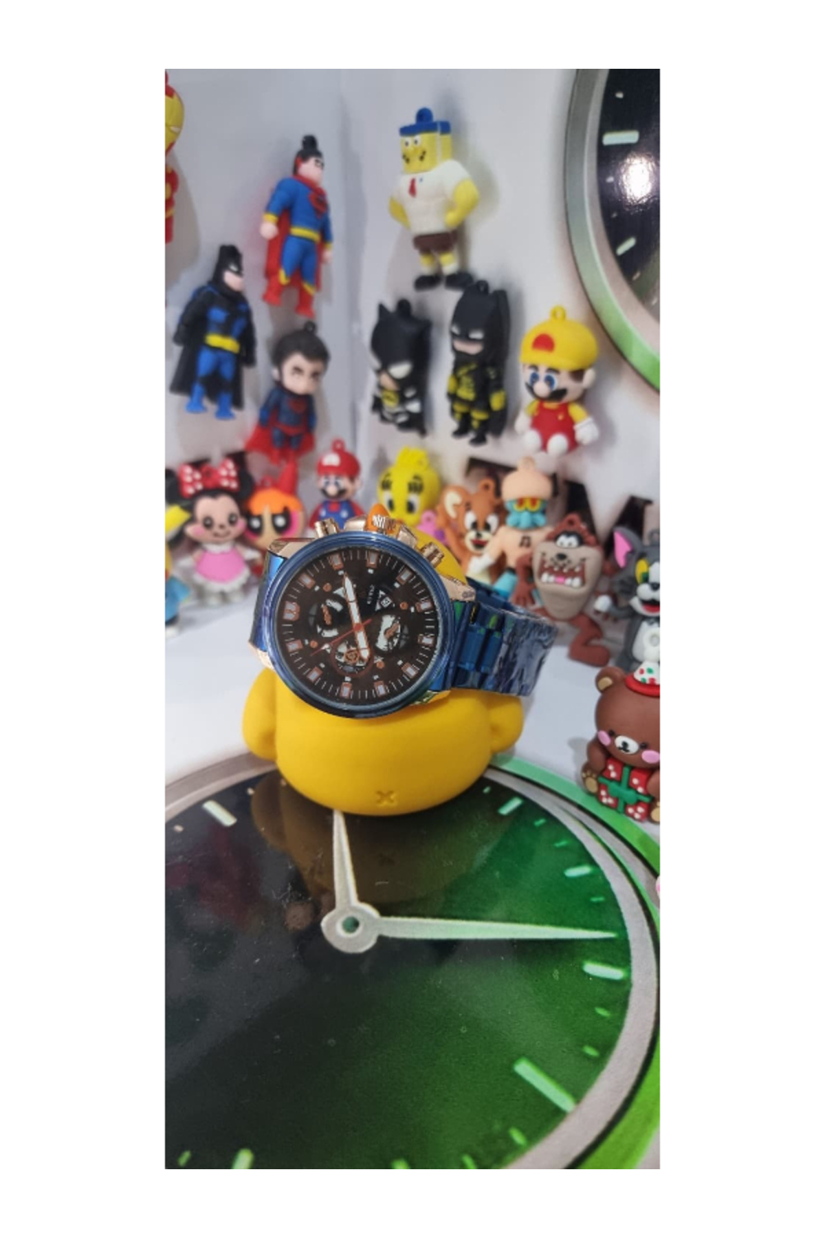 ساعت مردانه بند فولادی به سبک رلکس