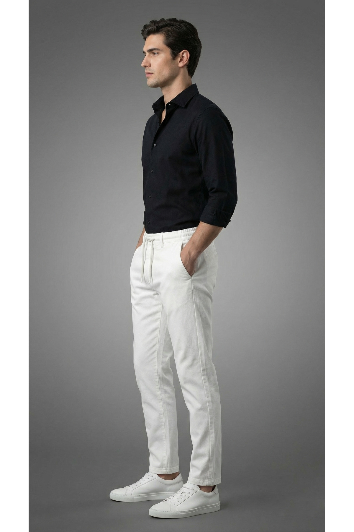 Slim Fit Jogger Pantolon — بژ TYC61Y54ON170791838827771 — تصویر 5 از 8