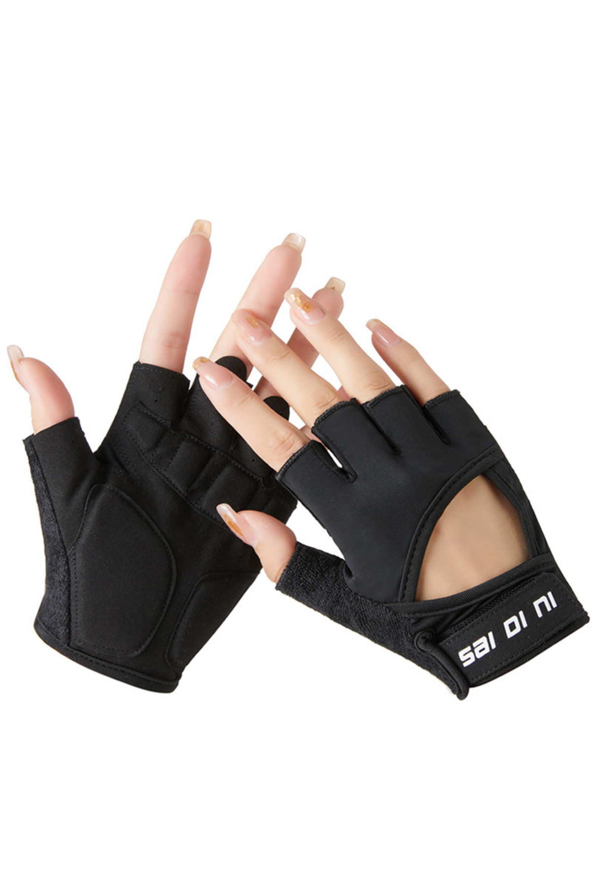 قفازات رياضية نصف إصبع للجيم ورفع الأثقال من ليون...