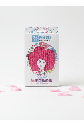 Dual Peeling Kese + Sabunluk Bir Arada! - Pembe
