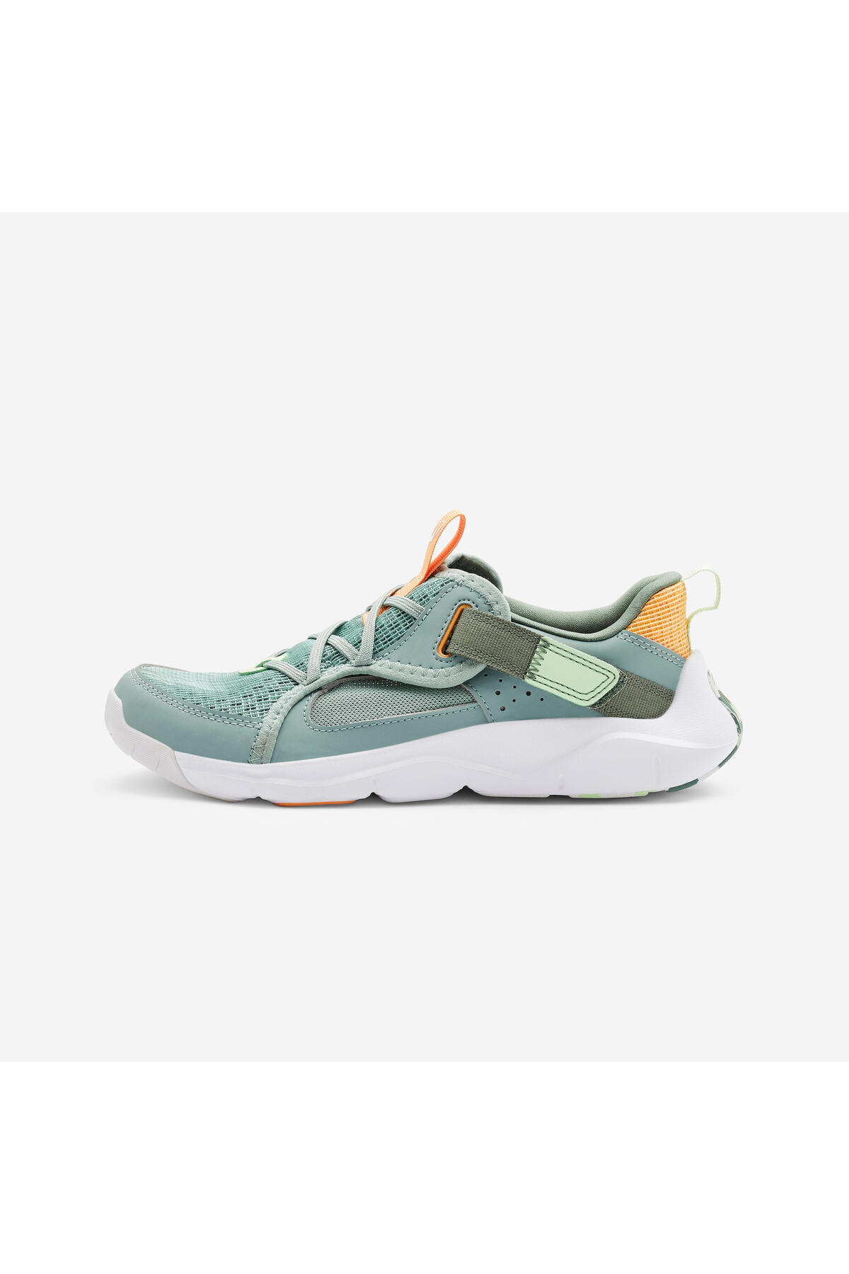 1_org_zoom کتانی Decathlon دکاتلون تنفسپذیر کودکان - مشکی / سرخابی - تابستان بازیگوش اورجینال - تصویر 1